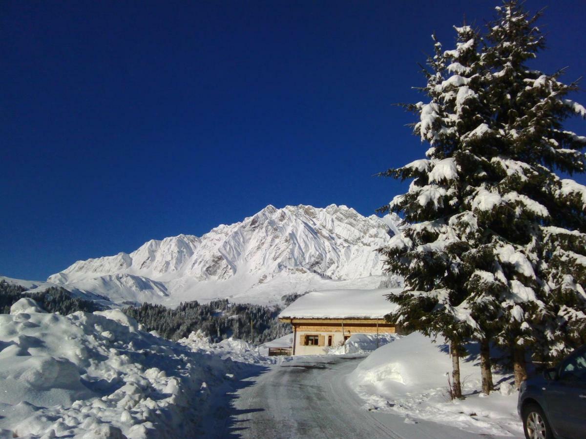 Apartamento Les Fenetres Du Mont Blanc La Giettaz Exterior foto