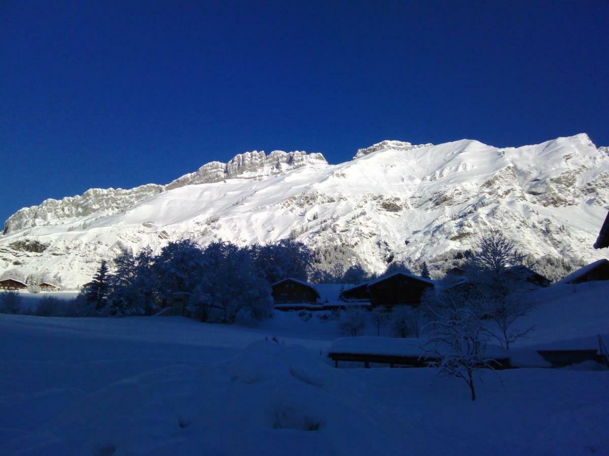 Apartamento Les Fenetres Du Mont Blanc La Giettaz Exterior foto